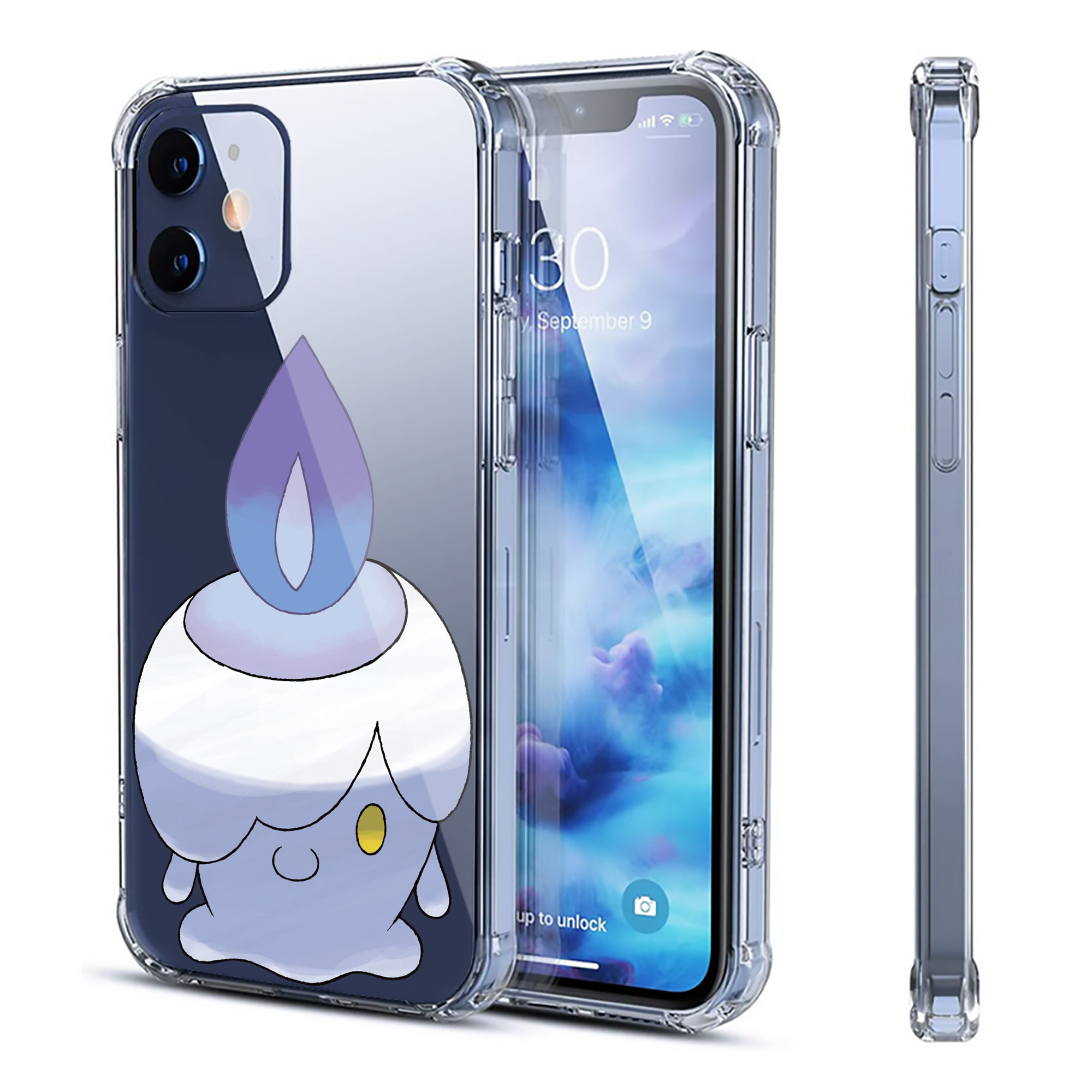 （画像用） ポケットモンスター Pokémon 【iPhone 12シリーズ対応】透明スマホケース（クリアソフトケース）